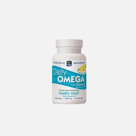 Daily Omega + Vitamina D3 – 30 cápsulas – Nordic Naturales