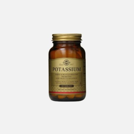 Potasio – 100 comprimidos – Solgar