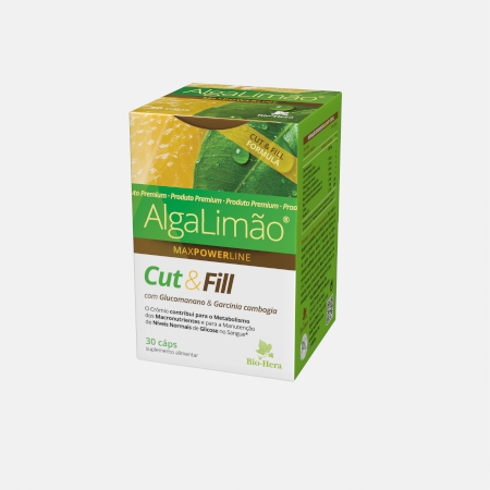AlgaLimão Cut&Fill – 30 cápsulas – Bio-Hera