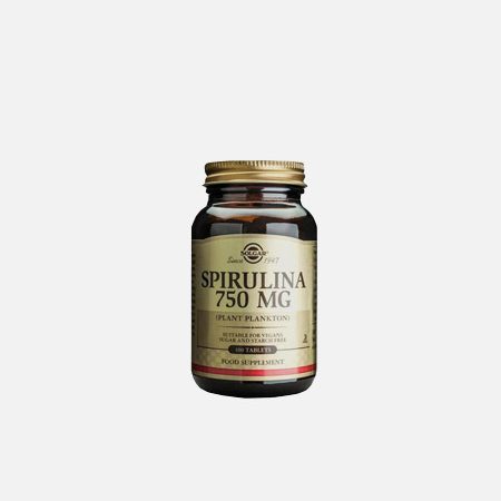 Espirulina 750mg – 100 comprimidos – Solgar