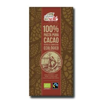 CHOCOLATE NEGRO 100%  100gr.