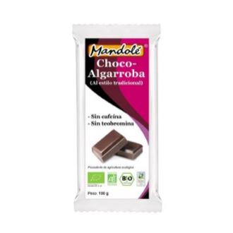 CHOCOLATE DE ALGARROBA 100gr. BIO