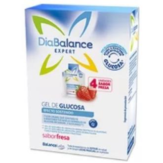 DIABALANCE gel glucosa efecto sostenido fresa 4ud.