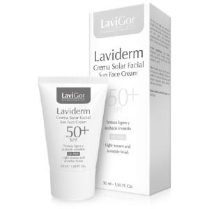 LAVIDERM solar facial SPF50+ oil free 50ml.