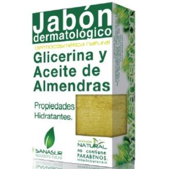 JABON GLICERINA aceite de almendras 100gr.
