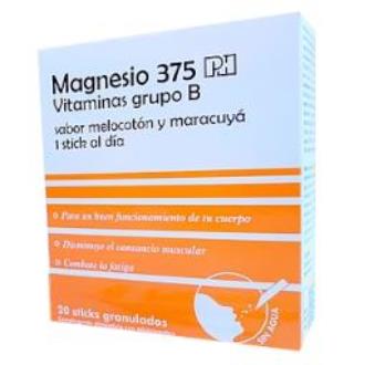MAGNESIO 375 PH vitaminas grupo B 20sticks