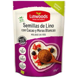 SEMILLAS DE LINO con cacao y moras 200gr. BIO