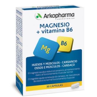 ARKOPHARMA Magnésio+Vitamina B6 – 30 cápsulas – Arkopharma