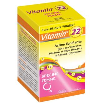 VITAMIN 22 vitaminas-olig-plantas mujer 60cap.