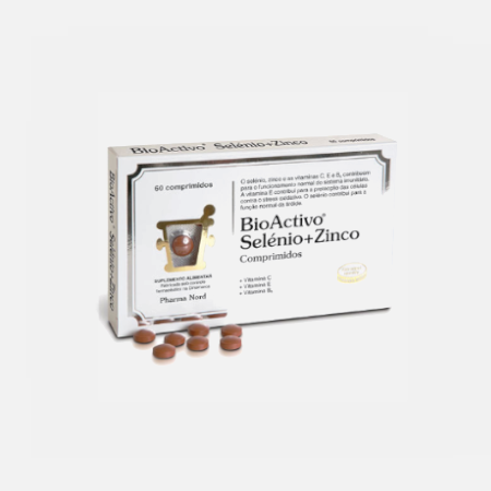Selenio Zinc BioActivo – Sistema Inmunológico – 60 Pastillas – PharmaNord