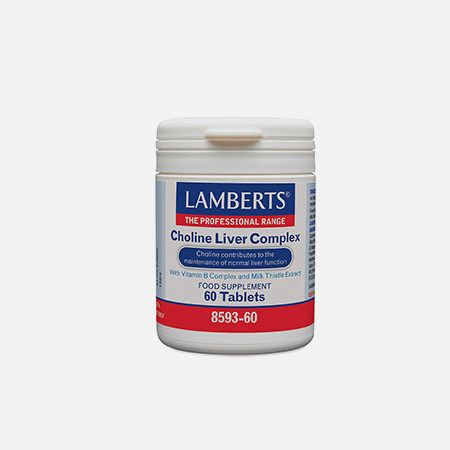 Complejo hepático de colina – 60 pastillas – Lamberts