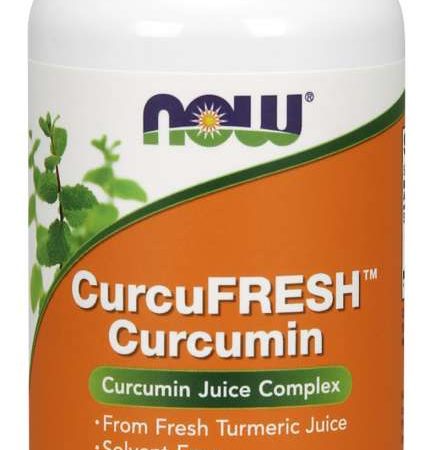 CurcuFRESH Curcumin – 60 cápsulas – Now