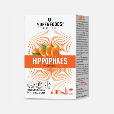 Hippophaes Espino Marino – 50 cápsulas – Superfoods