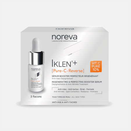 IKLEN PURE C REVERSE Serum Potenciador – 3 x 8ml – Noreva