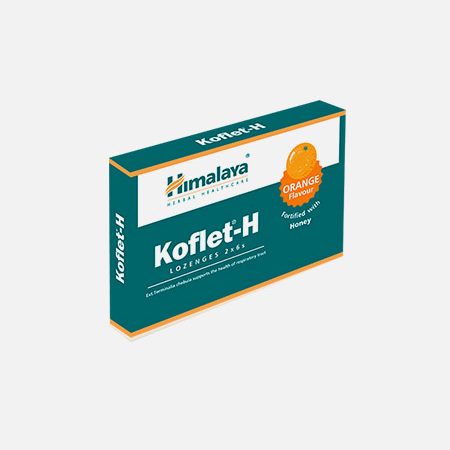 Koflet-H Sabor a naranja – 12 tabletas – Himalaya