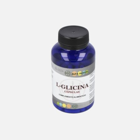 L-Glicina – 100 Cápsulas – Alfa Herbal