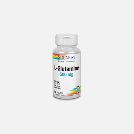 L-Glutamina 500 mg – 50 cápsulas – Solaray