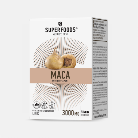 Maca – 50 cápsulas – Superalimentos
