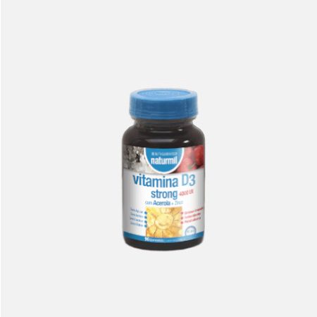Naturmil Vitamina D3 4000 UI Fuerte – 90 Comprimidos – DietMed