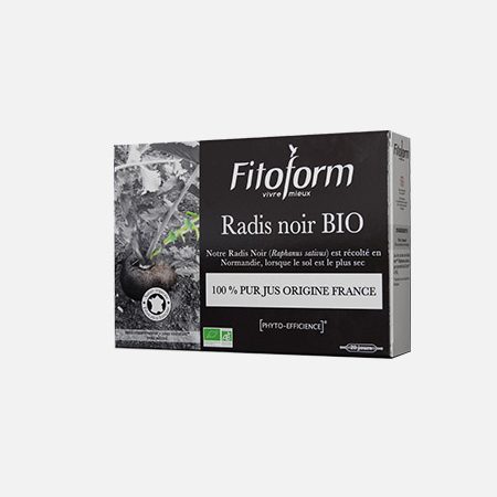 Radis Noir Bio Rábano picante – 20 ampollas – Fitoform