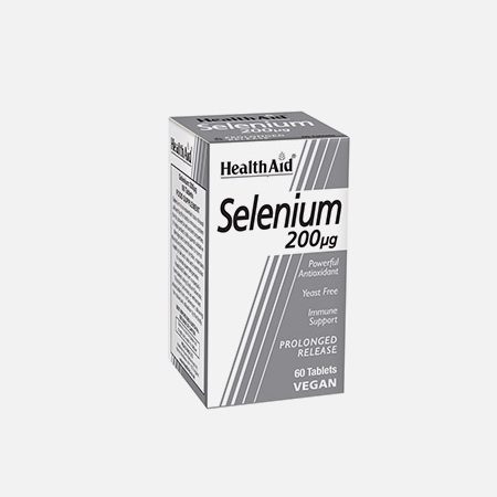 Selenio 200ug – 60 tabletas – HealthAid