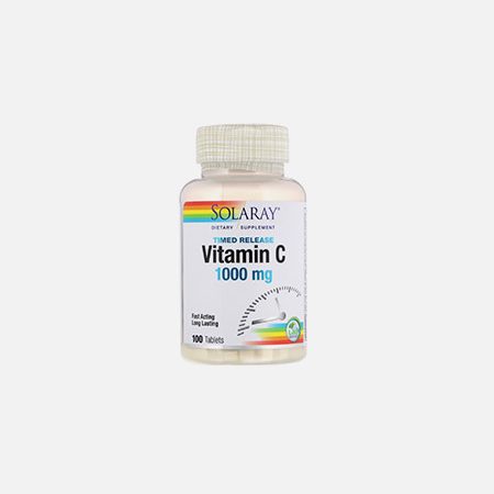Vitamina C 1000 mg – 100 tabletas – Solaray