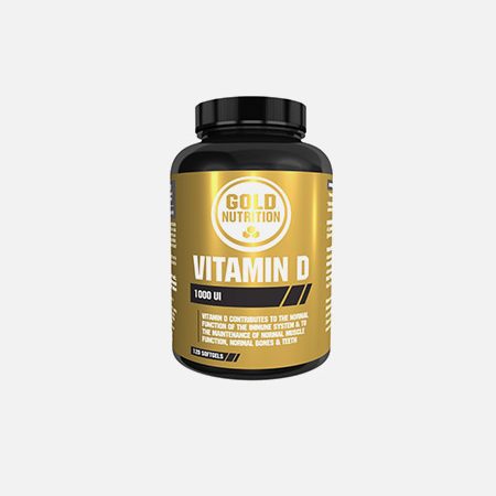 Vitamina D 1000ui – 120 cápsulas – Gold Nutrition