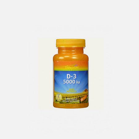 Vitamina D3 5000 UI – 30 cápsulas – Thompson