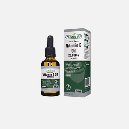 Aceite de vitamina E líquido 20000 ui – 50ml – Natures Aid