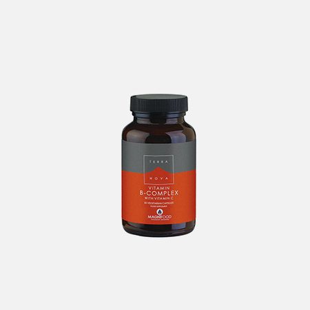 Complejo B con vitamina C – 50 cápsulas – Terranova