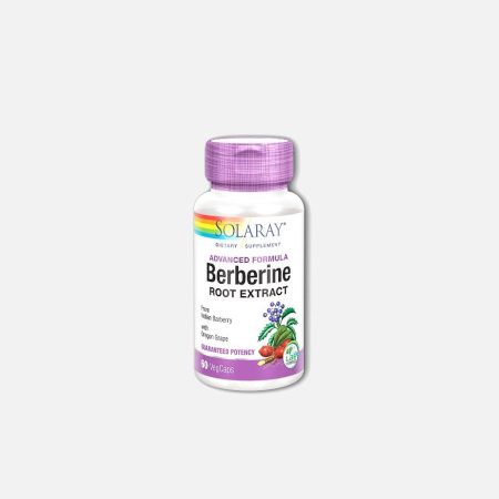 Berberine Root Extract – 60 Tabletas – Solaray