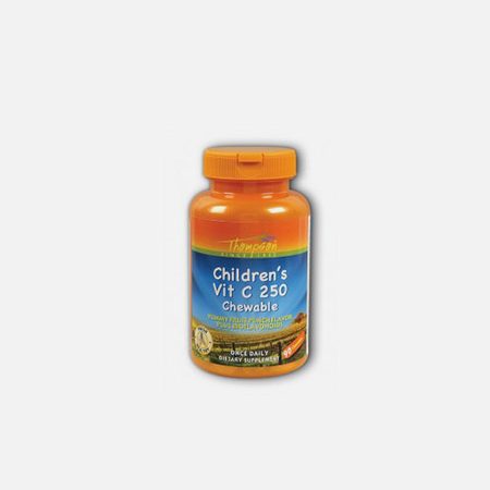 Vitamina C masticable para niños – 100 cápsulas – Thompson