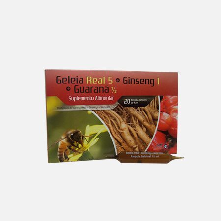 Complejo Royal Jelly Ginseng Guaraná – 20 ampollas – Soldiet