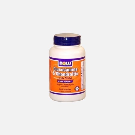 Glucosamina, condroitina y MSM (500 mg-400 mg- 300 mg) – Now – 90 cápsulas