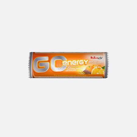 Go Energy Chocolate Naranja – 40g – BioTech USA