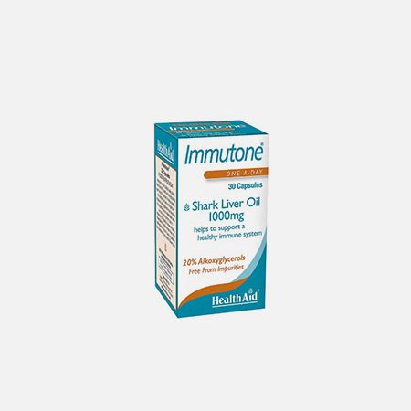 Immutone Shark Liver Oil 1000 mg – 30 cápsulas – HealthAid