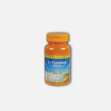 L-tirosina 500 mg – 30 cápsulas – Thompson