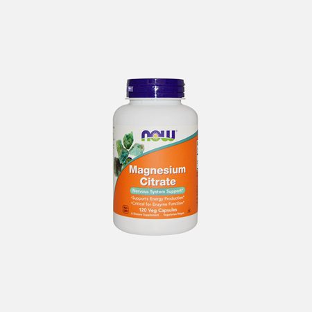Citrato de magnesio 200 mg – Now – 100 comprimidos