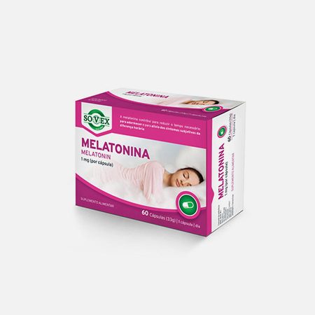 Melatonina – 60 cápsulas – Sovex