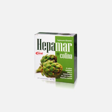 Hepamar + Colina – 100 comprimidos – Niral