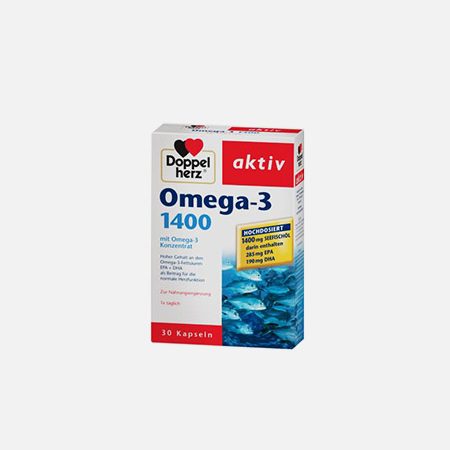 Omega-3 1400-30 cápsulas – doble corazón