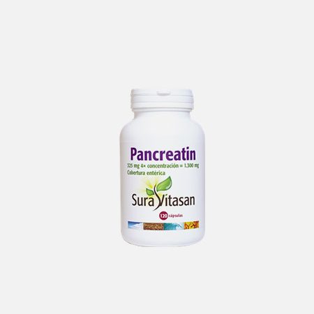 Pancreatina – 120 cápsulas – Sura Vitasan
