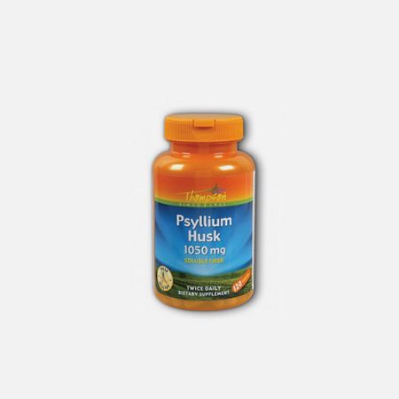 Cáscara de psyllium 1050 mg – 120 cápsulas – Thompson