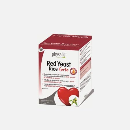 Physalis Red Yeast Rice Forte – 60 cápsulas – Bioceutica