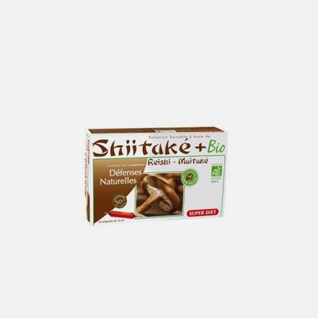 Shiitake + Reishi + Maitake – 20 Ampolas – Super Dieta