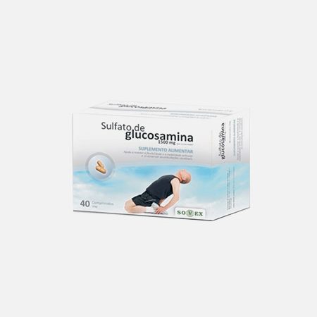 Sulfato De Glucosamina 1500mg – 40 comprimidos – Sovex