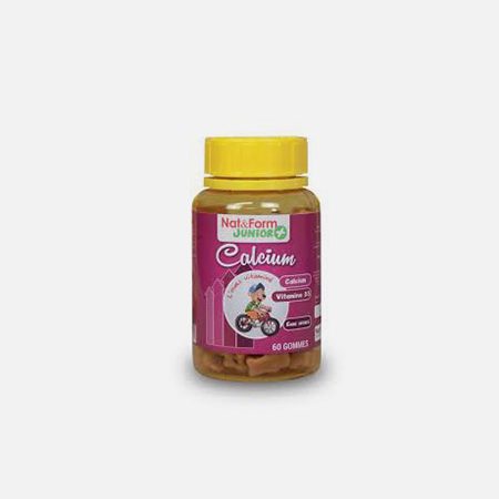 Super Teddy Bear Calcium – 60 gomas – Nat & Form Junior