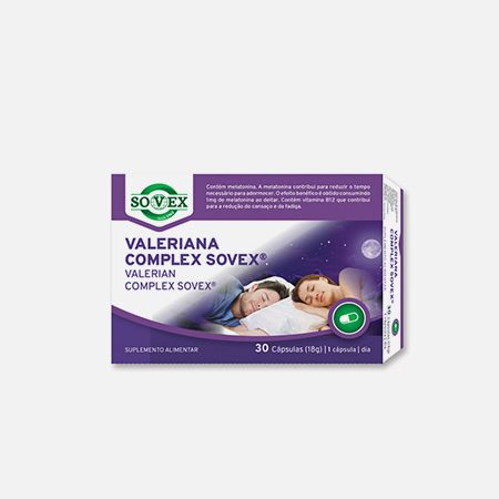 Complejo Valeriana – 30 cápsulas – Sovex