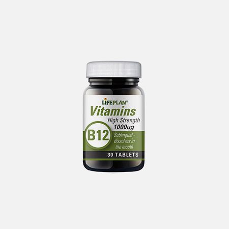 Vitamina B12 1000mcg – 30 comprimidos – Lifeplan