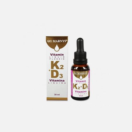 Vitamina K2 + D3 Líquido – 30ml – Marny's